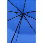 Compacte opvouwbare paraplu met metalen frame en rubber Ø102 kleur koningsblauw tweede weergave