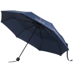 Compacte opvouwbare paraplu met metalen frame en rubber Ø102 kleur marineblauw