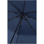 Compacte opvouwbare paraplu met metalen frame en rubber Ø102 kleur marineblauw tweede weergave