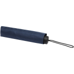 Compacte opvouwbare paraplu met metalen frame en rubber Ø102 kleur marineblauw derde weergave