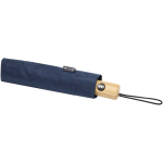 Stevige opvouwbare paraplu met automatische opening en sluiting Ø105 kleur marineblauw derde weergave