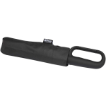 Compacte opvouwbare RPET-paraplu met automatische opening Ø99 kleur zwart tweede weergave met doos