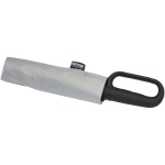Compacte opvouwbare RPET-paraplu met automatische opening Ø99 kleur lichtgrijs tweede weergave met doos