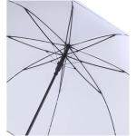 Windbestendige paraplu met automatische opening en reflecterende band Ø130 kleur wit tweede weergave
