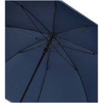 Windbestendige paraplu met automatische opening en reflecterende band Ø130 kleur marineblauw tweede weergave