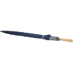 Windbestendige paraplu met automatische opening en reflecterende band Ø130 kleur marineblauw derde weergave