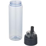Fles met geïntegreerd rietje en lekvrije drukknopdeksel 700ml kleur bondi blauw tweede weergave