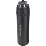 Enkelwandige fles met opklapbaar rietje en matte afwerking 800ml kleur zwart weergave bedrukking logo 2