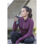 Sportfles 350ml met lekvrije opklapbare rietje kleur geel luxe weergave