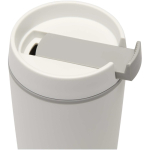Dubbelwandige thermobeker met schroefdeksel inbegrepen 480ml kleur wit weergave detail 1