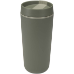 Dubbelwandige thermobeker met schroefdeksel inbegrepen 480ml kleur groen