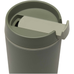 Dubbelwandige thermobeker met schroefdeksel inbegrepen 480ml kleur groen weergave detail 1