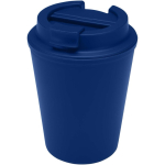 Dubbelwandige thermobeker met lekvrije schroefdeksel 300ml kleur blauw