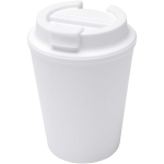 Dubbelwandige thermobeker met lekvrije schroefdeksel 300ml kleur wit