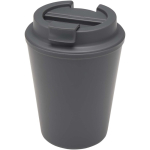 Dubbelwandige thermobeker met lekvrije schroefdeksel 300ml kleur grijs