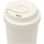 Matte dubbelwandige thermobeker van roestvrij staal 480ml kleur beige weergave detail 1
