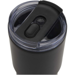 Dubbelwandige thermobeker met lekvrije deksel 540ml kleur zwart weergave detail 1