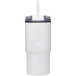 Dubbelwandige thermobeker met lekvrije deksel 540ml kleur wit weergave bedrukking logo 2