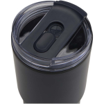 Dubbelwandige thermobeker met lekvrije deksel 540ml kleur marineblauw weergave detail 1