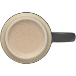 Stapelbare keramische mok met moderne ongeglazuurde voet 180 ml kleur grijs weergave detail 1