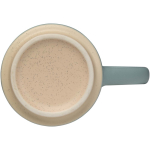 Stapelbare keramische mok met moderne ongeglazuurde voet 180 ml kleur pastel blauw weergave detail 1