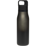 Dubbelwandige thermobeker met one-touchdeksel 500ml kleur zwart tweede weergave achterkant