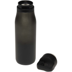 Dubbelwandige thermobeker met one-touchdeksel 500ml kleur zwart tweede weergave