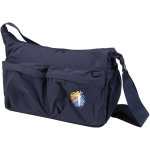 Laptoptas met kofferband en verborgen vak 13'' kleur marineblauw
