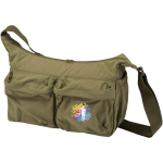 Laptoptas met kofferband en verborgen vak 13'' kleur donkergroen