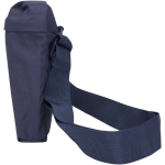 Lichte schoudertas met verstelbare riem en voering kleur marineblauw weergave zijkant