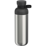 Waterfles van gerecycled roestvrij staal met dubbele opening 700ml Mepal kleur zwart