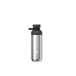 Waterfles van gerecycled roestvrij staal met dubbele opening 700ml Mepal kleur zwart weergave bedrukking logo 2
