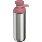 Waterfles van gerecycled roestvrij staal met dubbele opening 700ml Mepal kleur roze