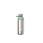 Waterfles van gerecycled roestvrij staal met dubbele opening 700ml Mepal kleur appel groen weergave bedrukking logo 2