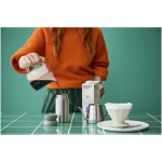 Thermische beker van gerecycled roestvrij staal met 360° drinkrand 350 ml Mepal kleur zwart luxe weergave 2