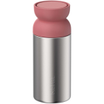 Thermische beker van gerecycled roestvrij staal met 360° drinkrand 350 ml Mepal kleur roze