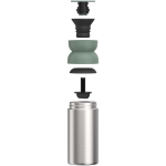 Thermische beker van gerecycled roestvrij staal met 360° drinkrand 350 ml Mepal kleur appel groen tweede weergave