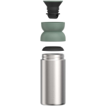 Thermische beker van gerecycled roestvrij staal met 360° drinkrand 350 ml Mepal kleur appel groen derde weergave