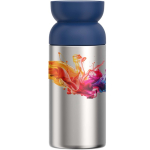 Thermische beker van gerecycled roestvrij staal met 360° drinkrand 350 ml Mepal kleur pastel blauw