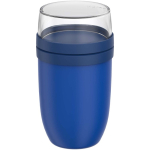 Plastic lunchbox met dubbele vakverdeling 1,05L Mepal kleur pastel blauw