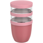 Lekvrije lunchbox met 3 vakken 900 ml Mepal kleur roze