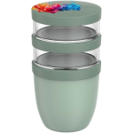 Lekvrije lunchbox met 3 vakken 900 ml Mepal kleur appel groen