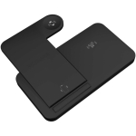 Opvouwbaar draadloos 3-in-1-oplaadstation met houder SCX.design kleur zwart derde weergave
