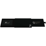 Dunne externe batterij van gerecycled aluminium 5.000 mAh SCX.design kleur zwart tweede weergave met doos