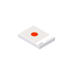 Waterbestendige BT-tracker met geluidsalarm Chipolo kleur rood tweede weergave met doos