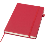 A5-notitieboek met harde kaft van synthetisch leer en gelinieerde pagina’s JournalBooks kleur rood