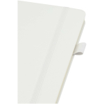 A5-notitieboek met harde kaft van synthetisch leer en gelinieerde pagina’s JournalBooks kleur wit weergave detail 1