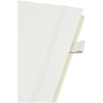 A5-notitieboek met harde kaft van synthetisch leer, spiraalbinding en gelinieerde pagina's JournalBooks kleur wit weergave detail 1
