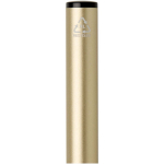 Pen van gerecycled aluminium met draaimechanisme en blauwe inkt kleur goud weergave detail 1