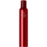 Balpen van gerecycled aluminium met zachte rubberen grip en blauwe inkt kleur rood weergave detail 1